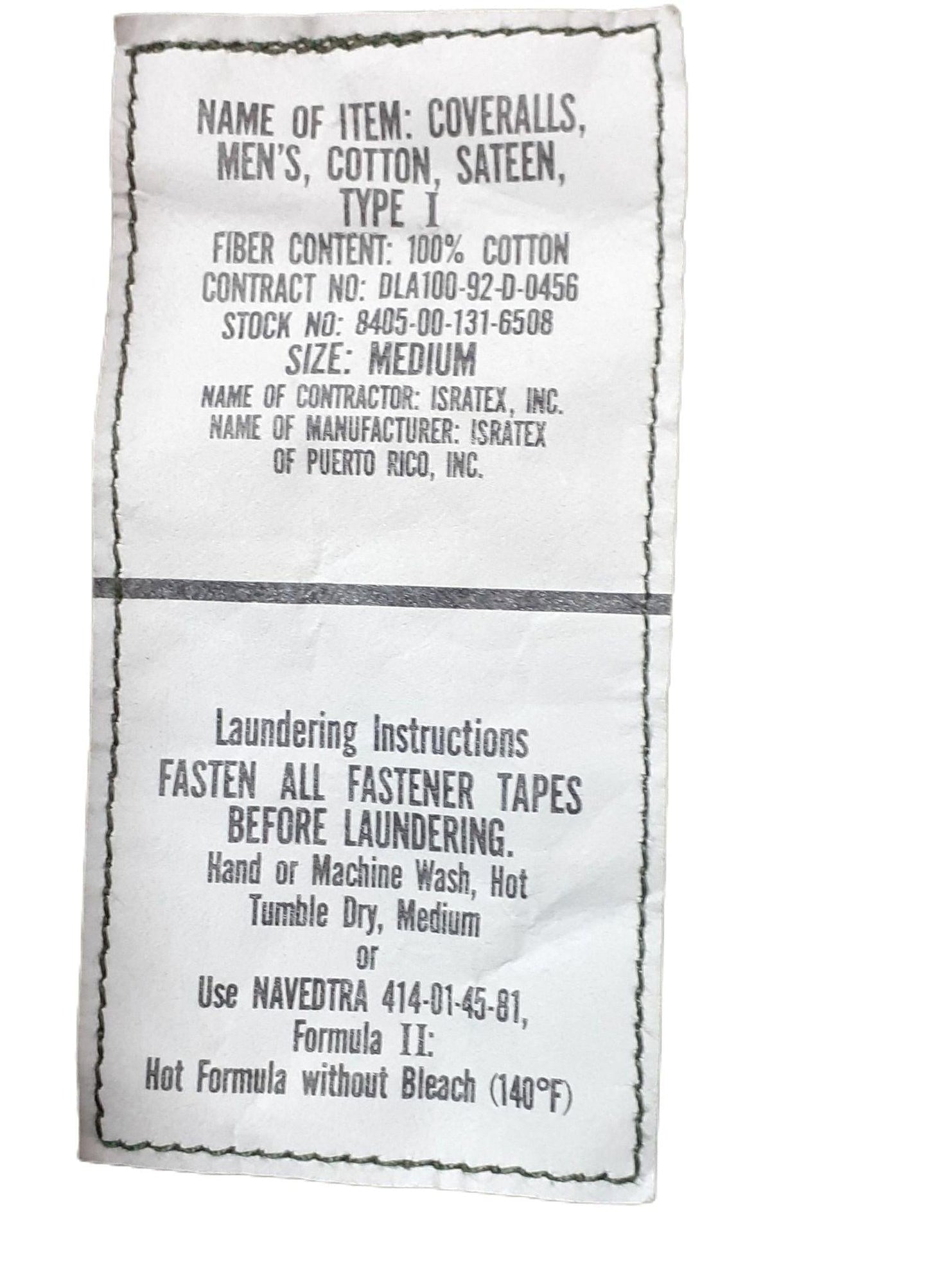 Combinezon militar - TYPE 1 - Surplus Militar