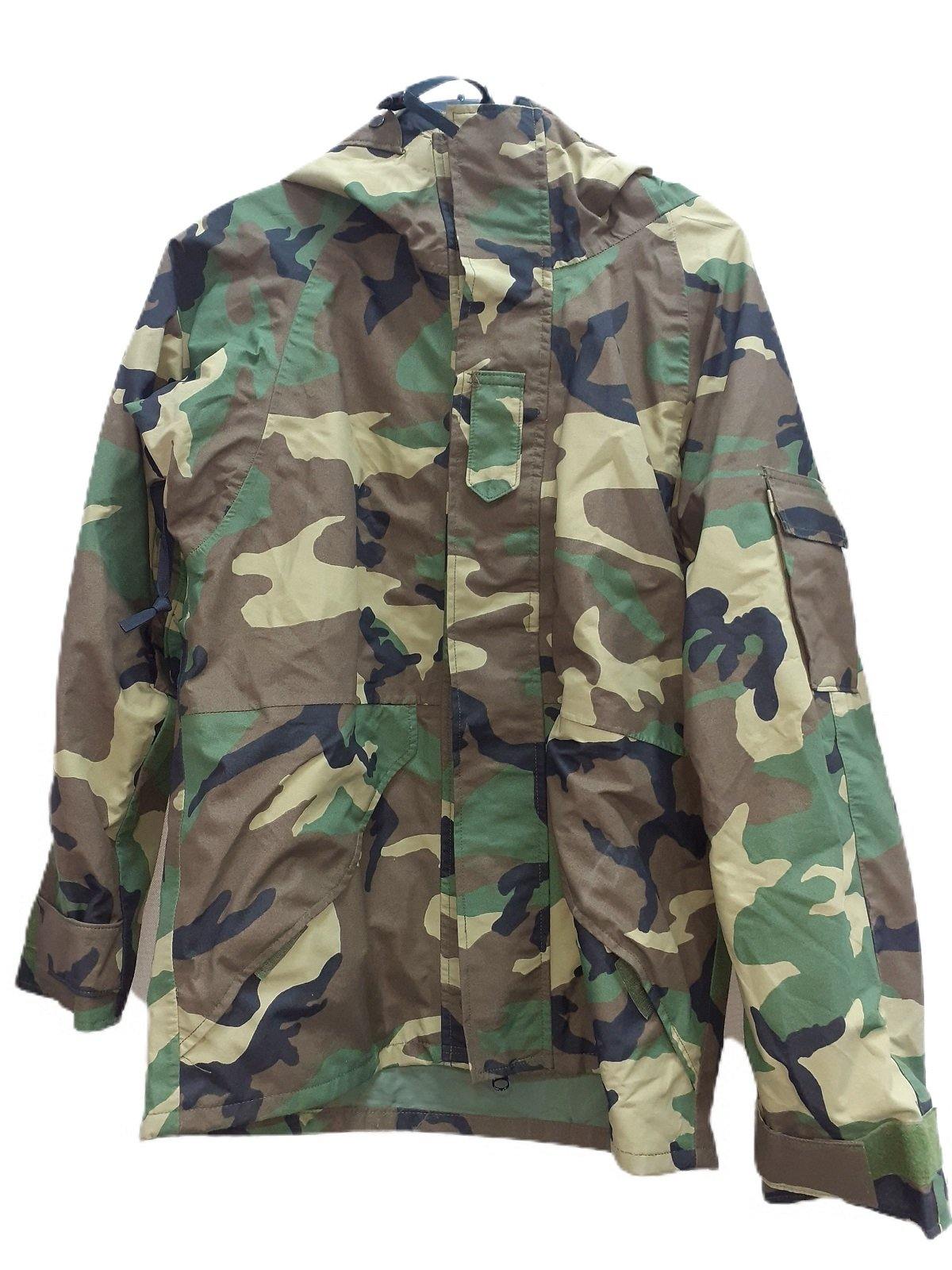 Geaca Impermeabila - Gore-Tex - Camuflaj Woodland - Surplus Militar