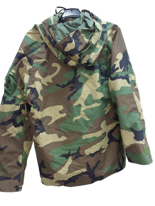 Geaca Impermeabila - Gore-Tex - Camuflaj Woodland - Surplus Militar