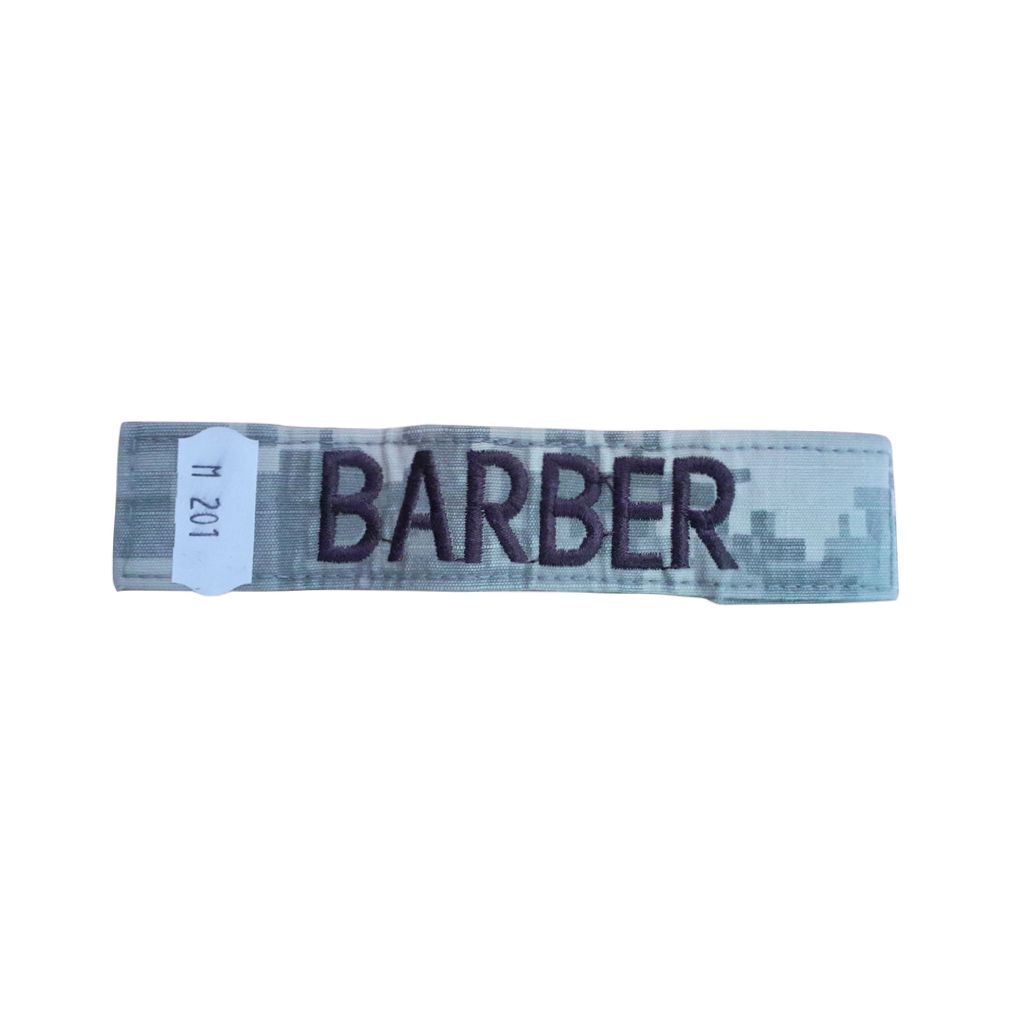 Patch Nume - Velcro - ACU - BARBER