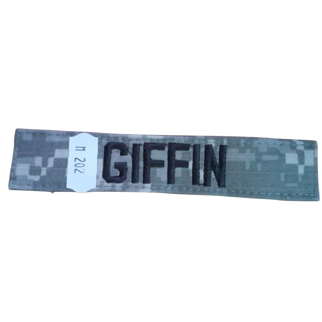 Patch Nume - Velcro - ACU - GIFFIN