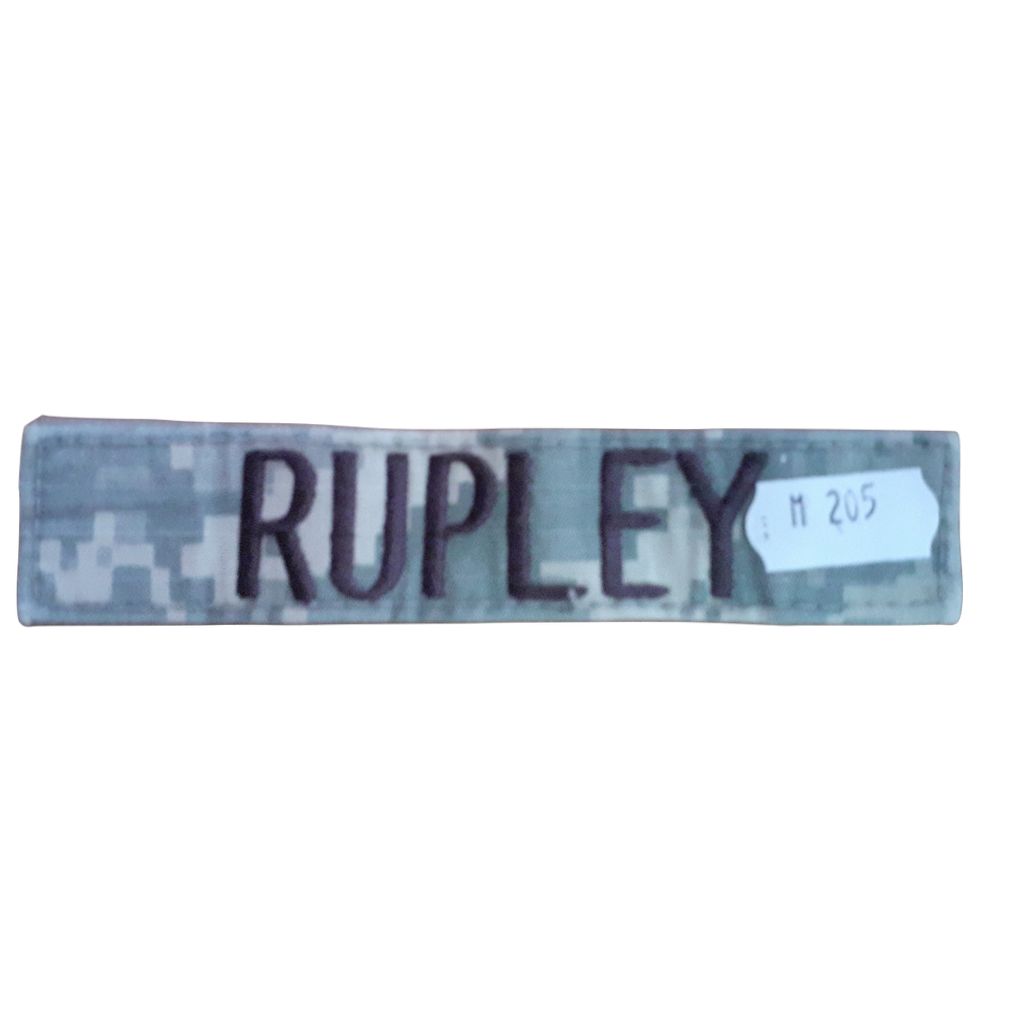 Patch Nume - Velcro - ACU - RUPLEY