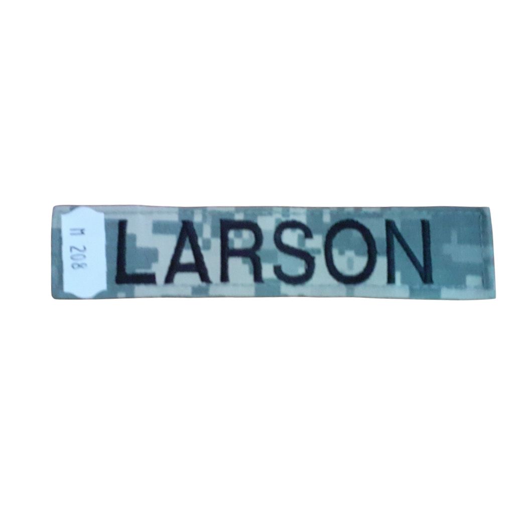 Patch Nume - Velcro - ACU - LARSON