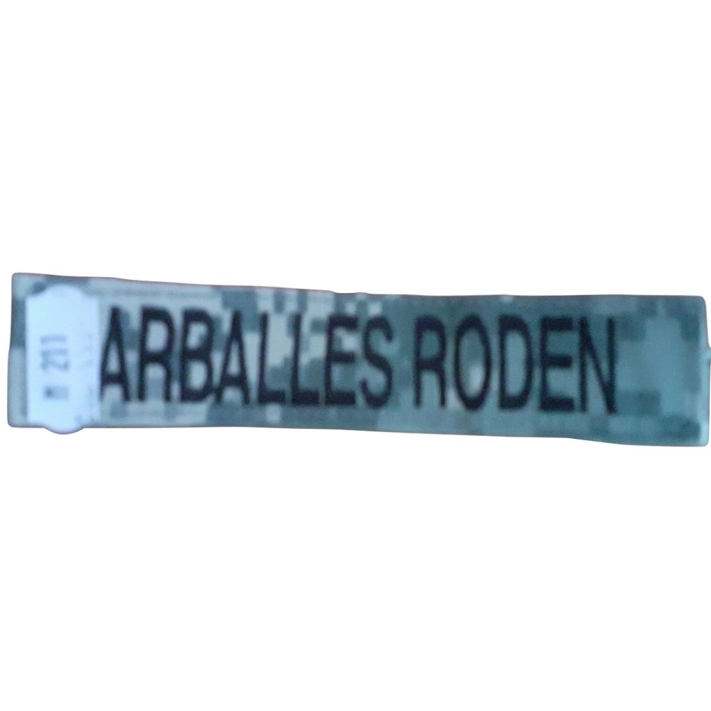 Patch Nume - Velcro - ACU - ARBALESS RODEN