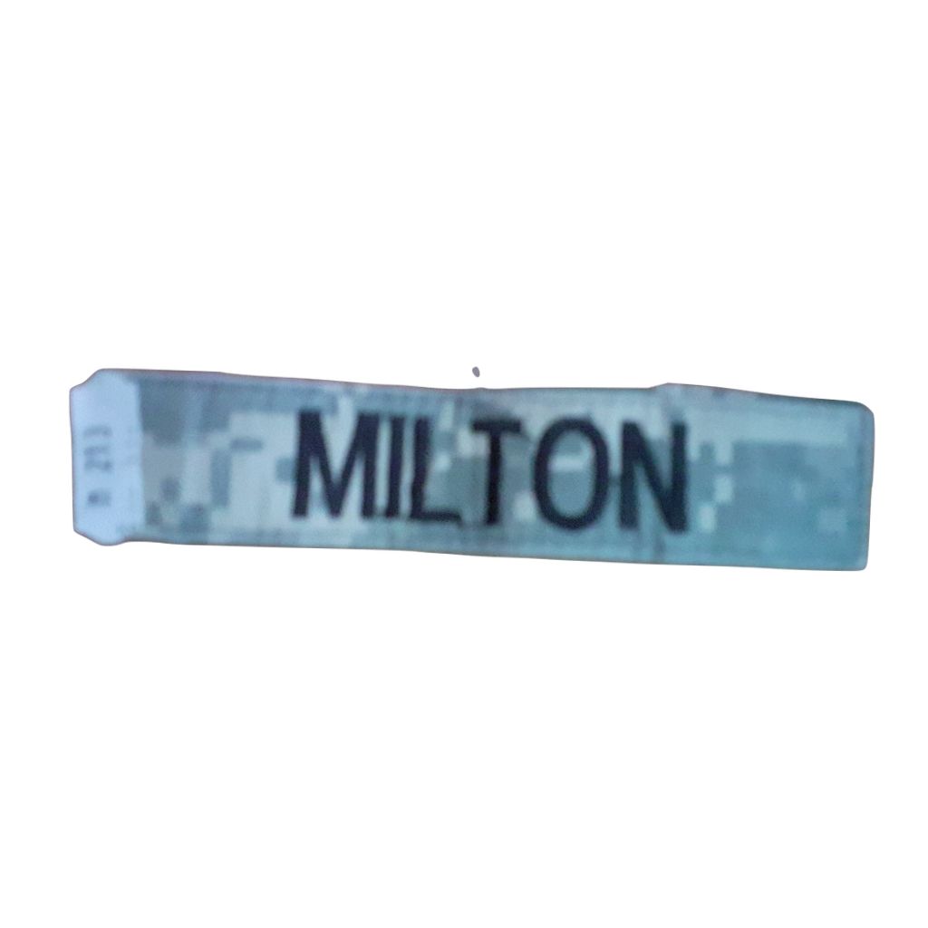 Patch Nume - Velcro - ACU - MILTON