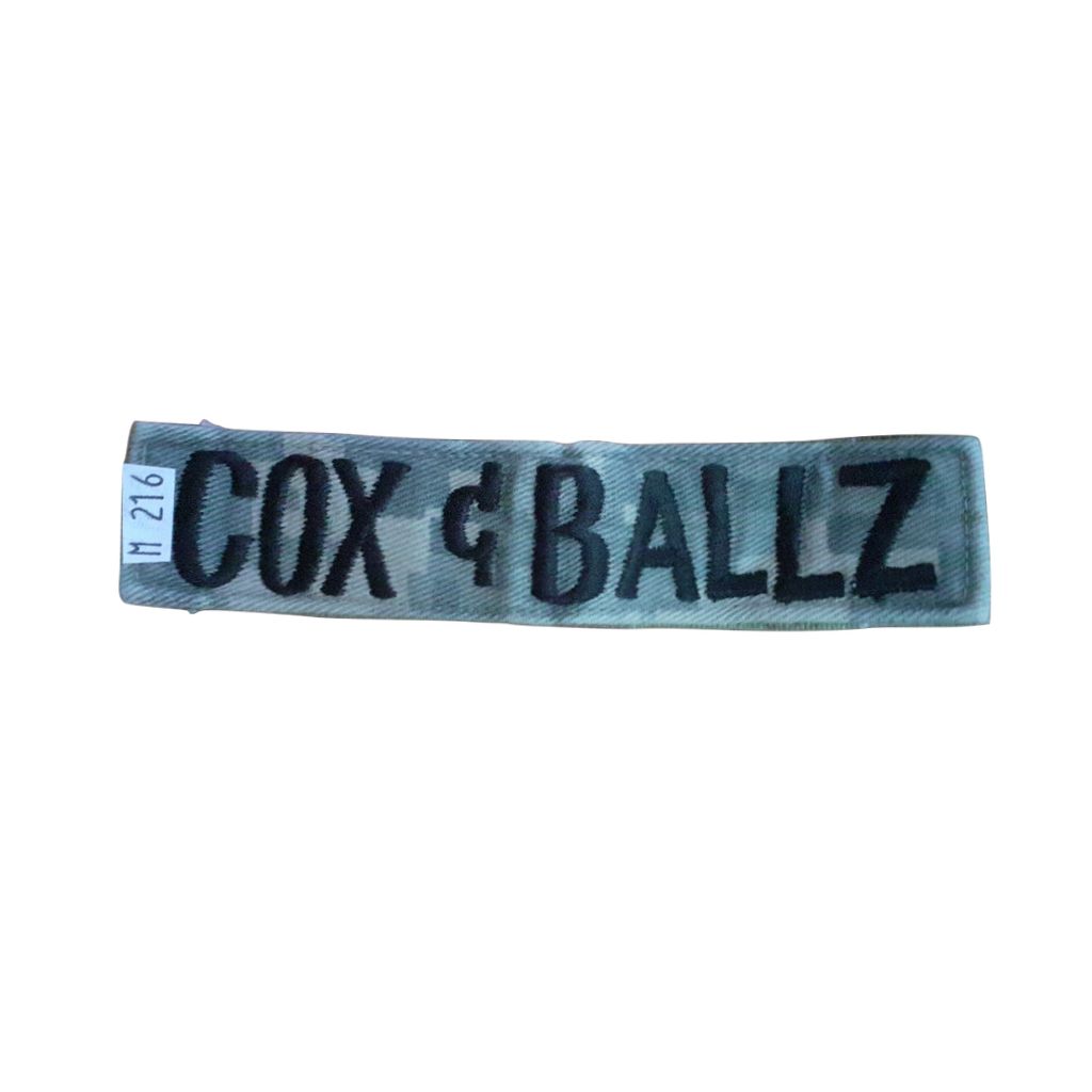 Patch Nume - Velcro - ACU - COX BALLZ