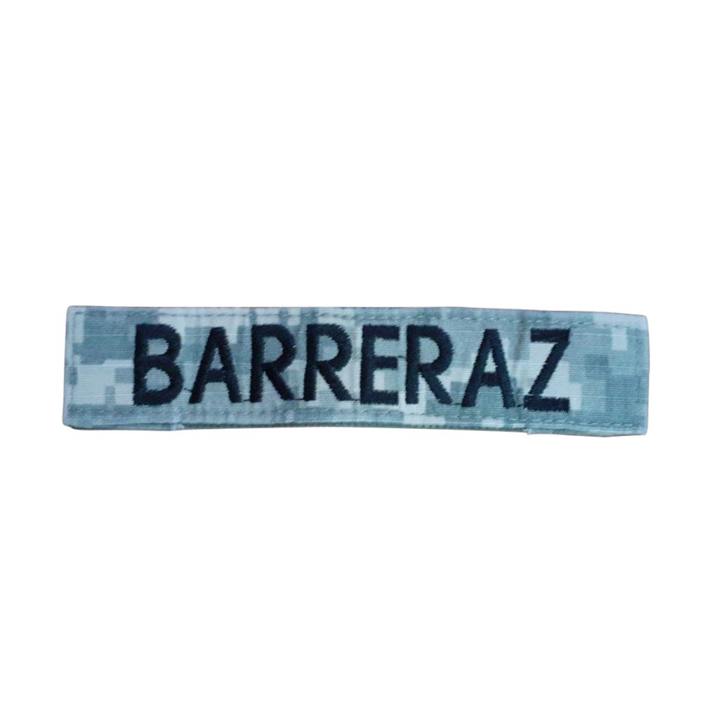 Patch Nume - Velcro - ACU - BARRERAZ