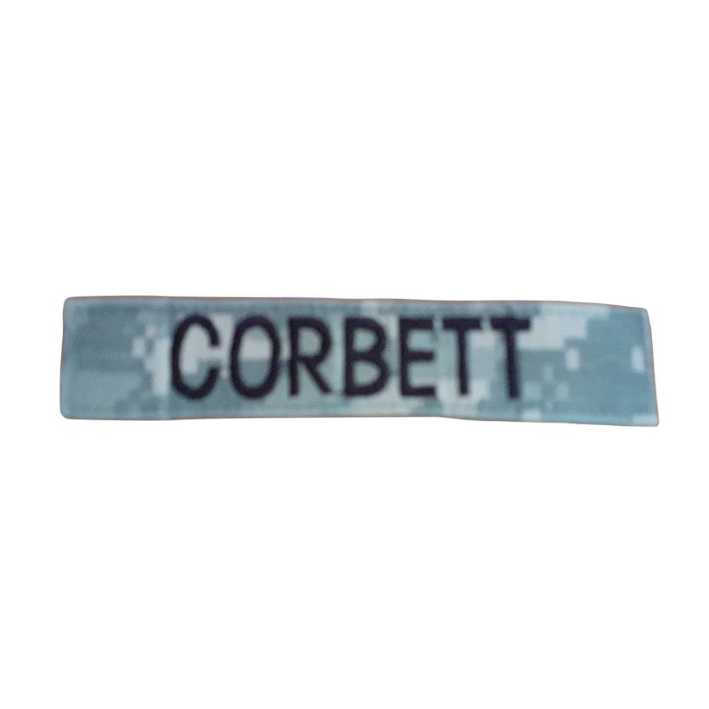 Patch Nume - Velcro - ACU - CORBETT