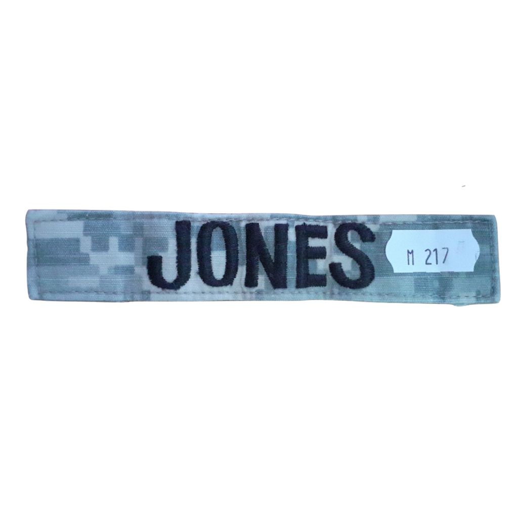 Patch Nume - Velcro - ACU - JONES