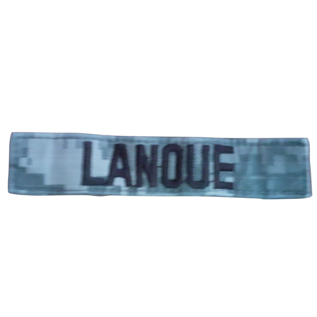 Patch Nume - Velcro - ACU - LANOUE