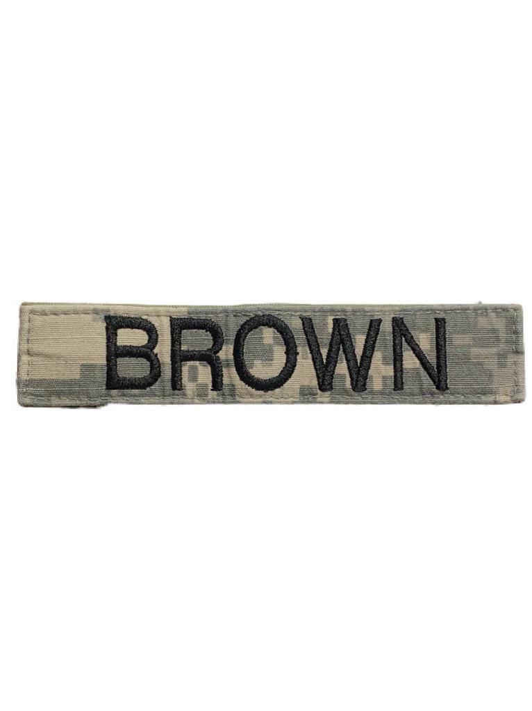 Patch Nume - Velcro - ACU - BROWN - Surplus Militar