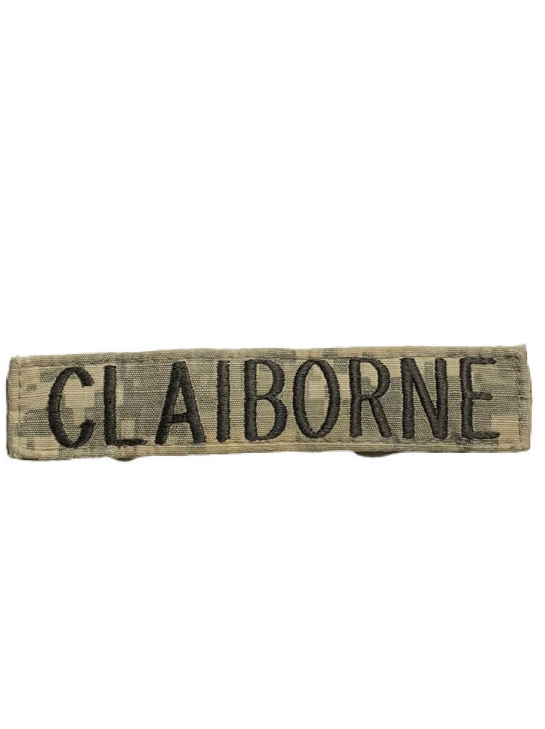 Patch Nume - Velcro - ACU - CLAIBORNE - Surplus Militar