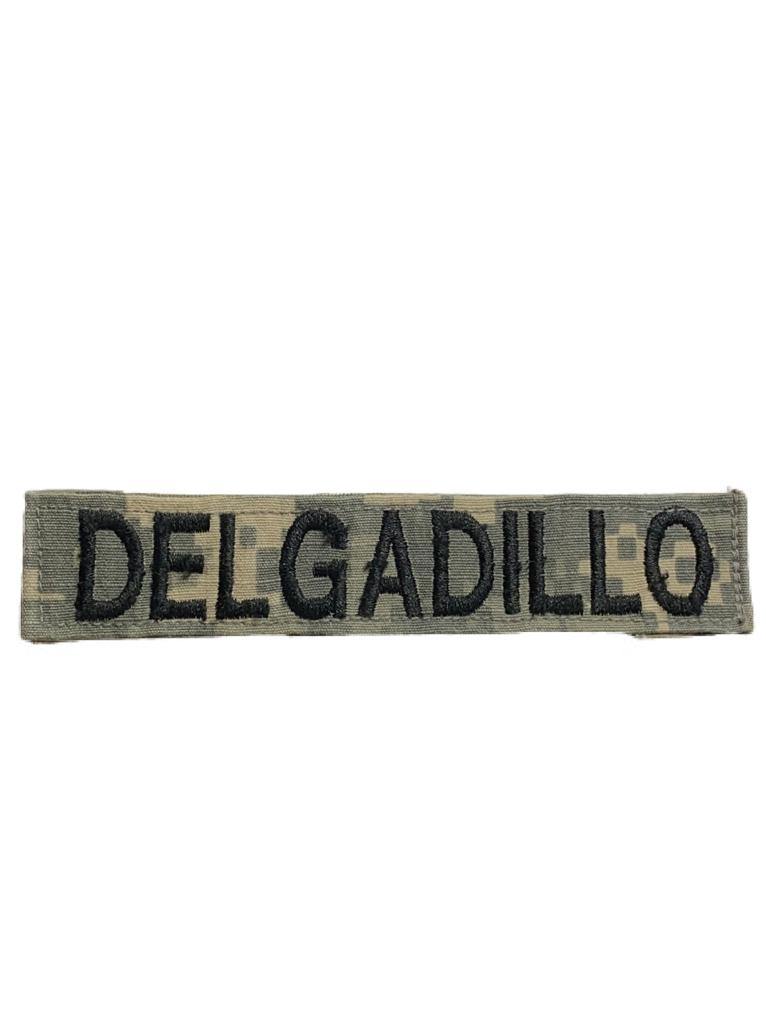 Patch Nume - Velcro - ACU - DELGADILLO - Surplus Militar