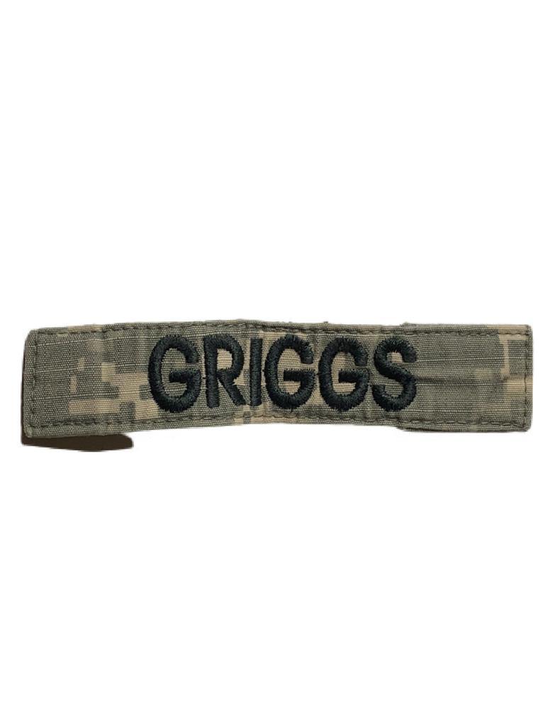 Patch Nume - Velcro - ACU - GRIGGS - Surplus Militar