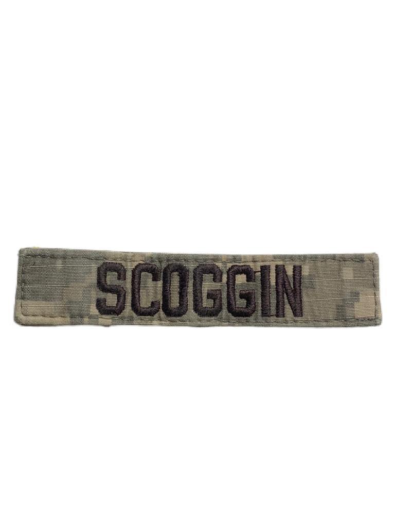 Patch Nume - Velcro - ACU - SCOGGIN - Surplus Militar