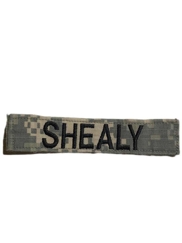 Patch Nume - Velcro - ACU - SHEALY - Surplus Militar