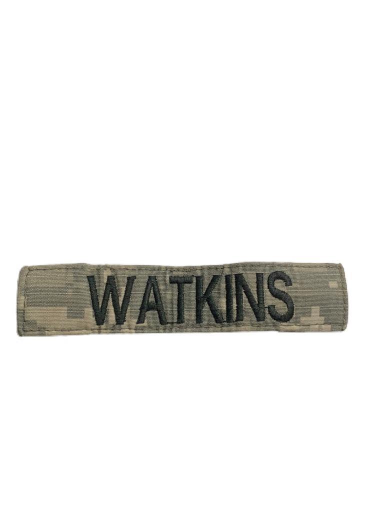 Patch Nume - Velcro - ACU - WATKINS - Surplus Militar