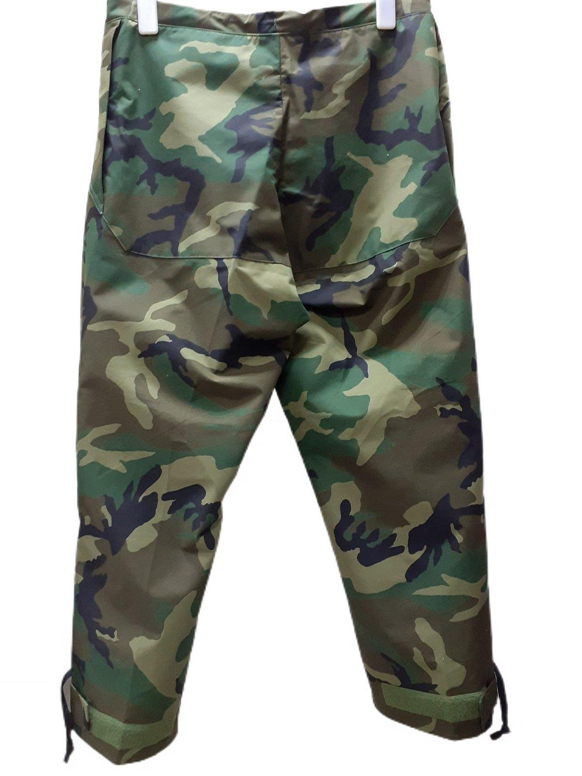 Pantaloni Impermeabili Camuflaj Woodland - GoreTex - Surplus Militar