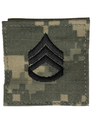 Patch Grad - Velcro - ACU - Grad - Staff Sergeant - Surplus Militar