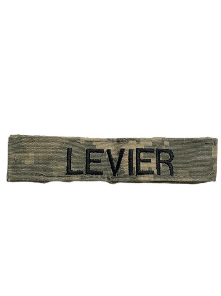 Patch Nume - Velcro - ACU - LEVIER - Surplus Militar