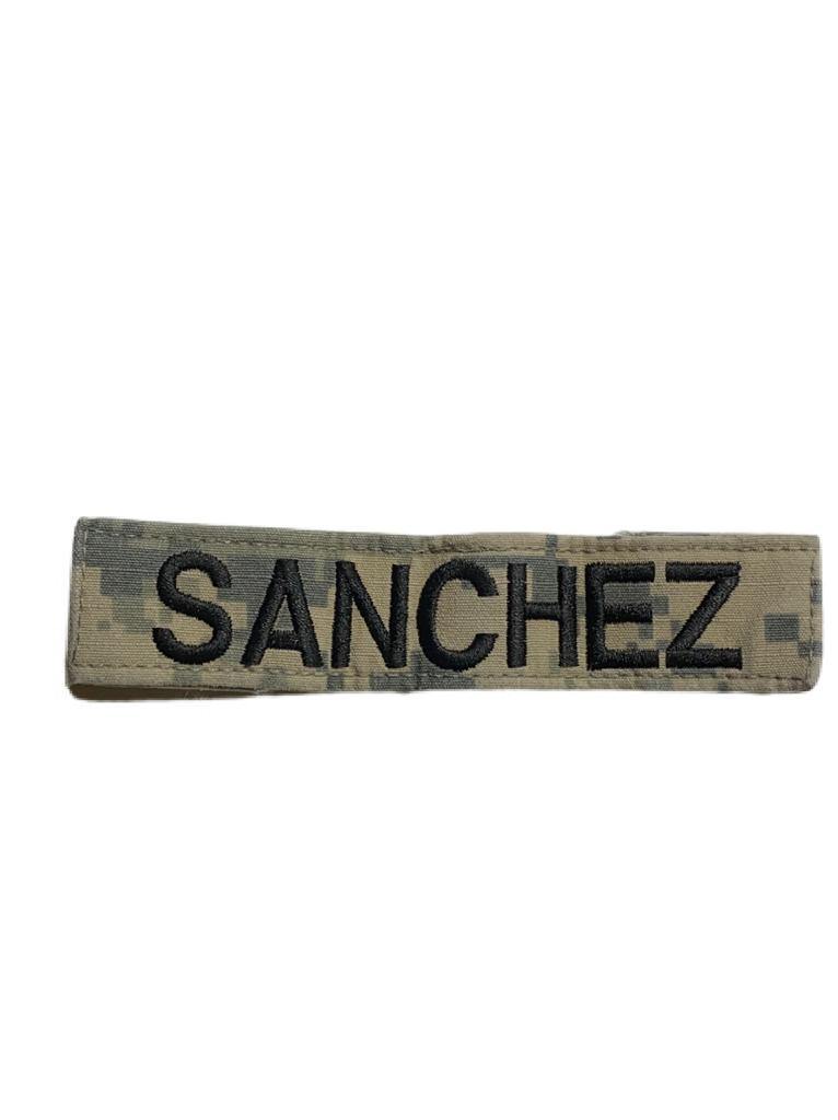 Patch Nume - Velcro - ACU - SANCHEZ - Surplus Militar