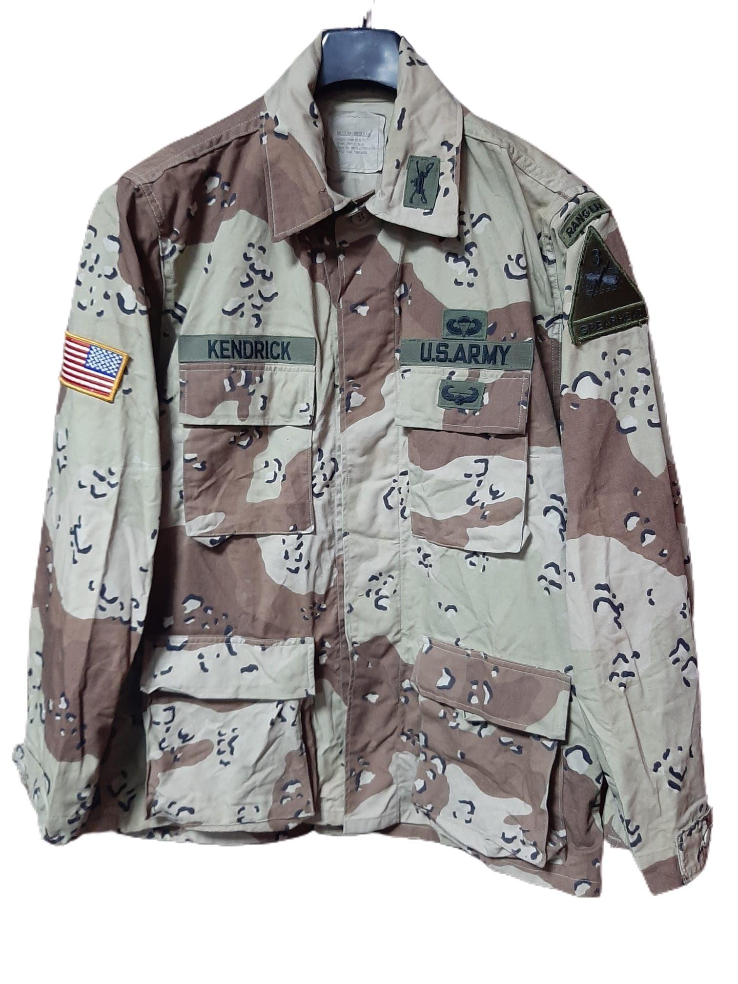 Veston Camuflaj - 6-Color Desert Storm cu patch-uri (SH) - Surplus Militar